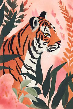 Tigre du Népal sur Treechild