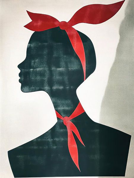 Foulards rouges par Franka Poulain