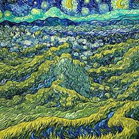 Ki im Stil van Gogh