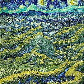 Ki in the style of van Gogh by insideportugal