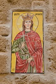 Religion an der Wand in Sardinien von Sven Wildschut