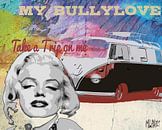 Marilyn and the Trip on Bully - 2018 - Original MILAXart par Michael Ladenthin Aperçu