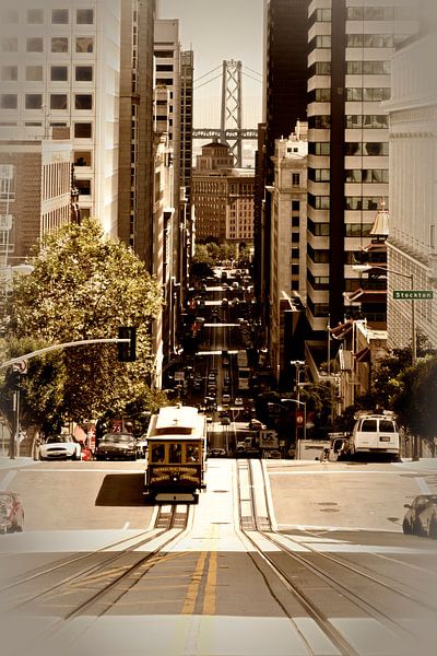 California Street SAN FRANCISCO van Melanie Viola