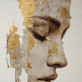 Soft Stone – Abstract portret neutraal en krachtig van SPEQ ART