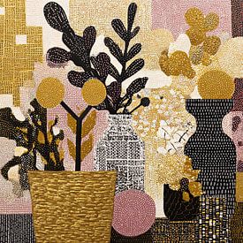 Blumenvase | Zeitgenössische Vase Delight von Blickfänger Gemälde