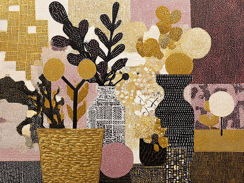 Bloemen Vaas | Contemporary Vase Delight van Blikvanger Schilderijen