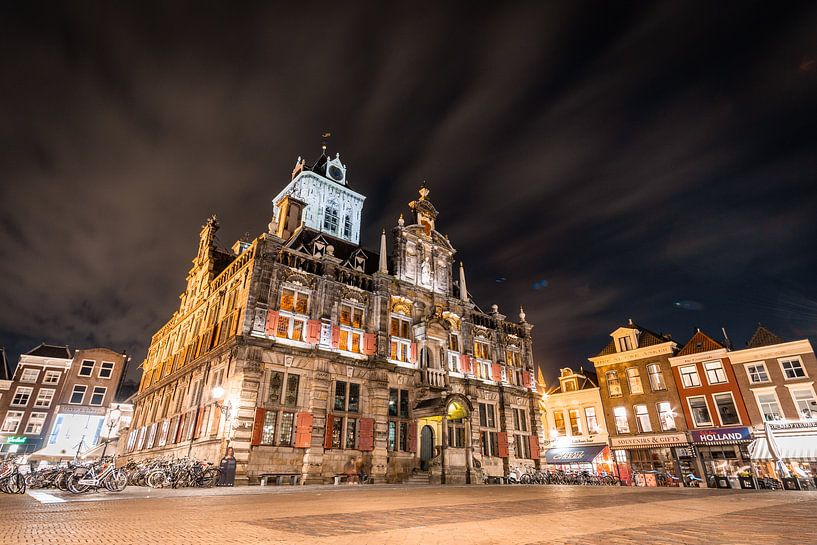 Das alte Rathaus, Delft von Michael Fousert