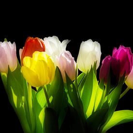 Kleurrijke tulpen von Simone Huisman