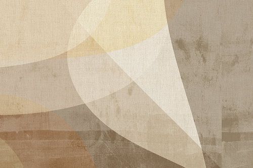 Neutrale vormen op linnen