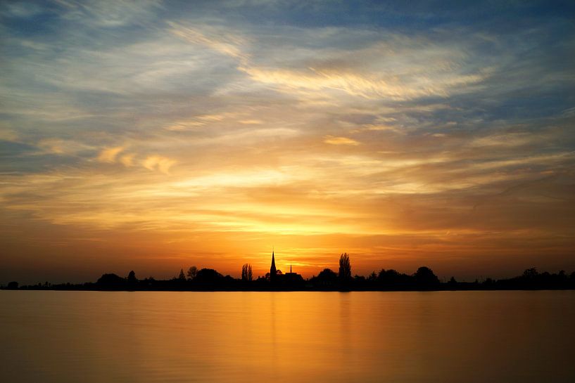 Zonsondergang van Peet Romijn