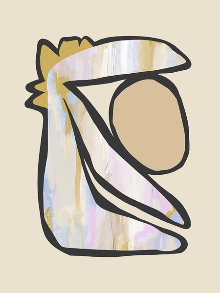 Funky Leaf NO.1 van Bohomadic Studio