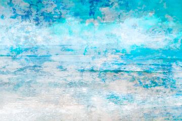 Abstracte zee van Diana Mets