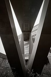 Pillar escalator Zollverein Essen by Rob Boon