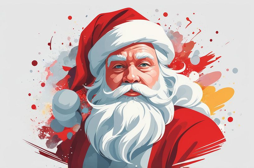 kerstman van hisam colours