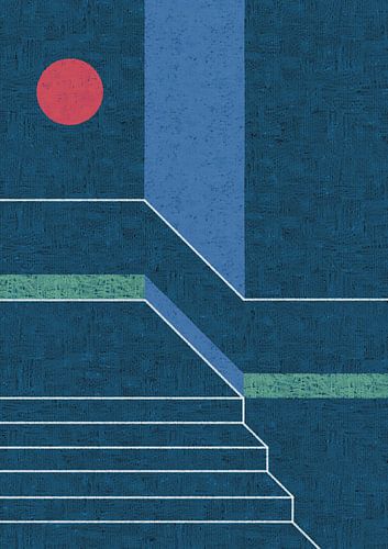 Drijvende stad II van Amy Louise Baker