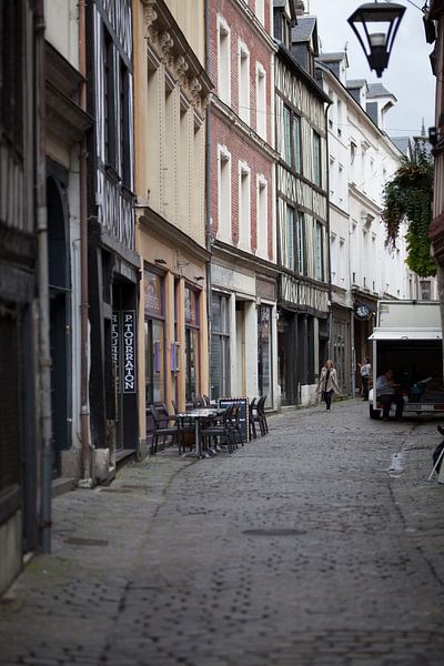 Straatleven Rouen van Van Renselaar Fotografie