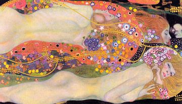 Wasserschlangen II - Gustav Klimt von Gisela - Art for you