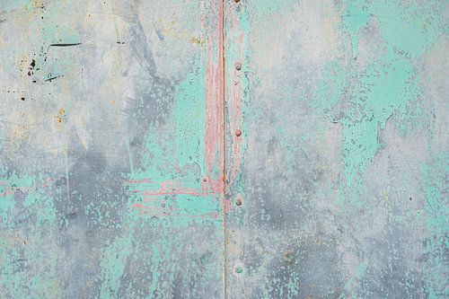 Blaue Wandtextur Mexiko I Reisefotografie