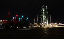 Vuurtoren Harlingen van Jan Peter Nagel