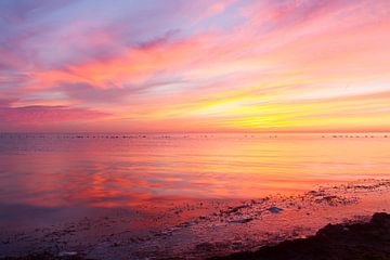 Lever du soleil Markermeer Edam sur Marianne Jonkman