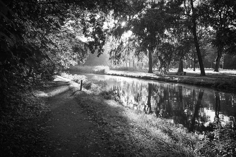 A walk on the river (Kromme Rijn, Utrecht) van Alessia Peviani