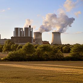 The Cloud Factory - Weisweiler Power Station in the Evening Light by Rolf Schnepp