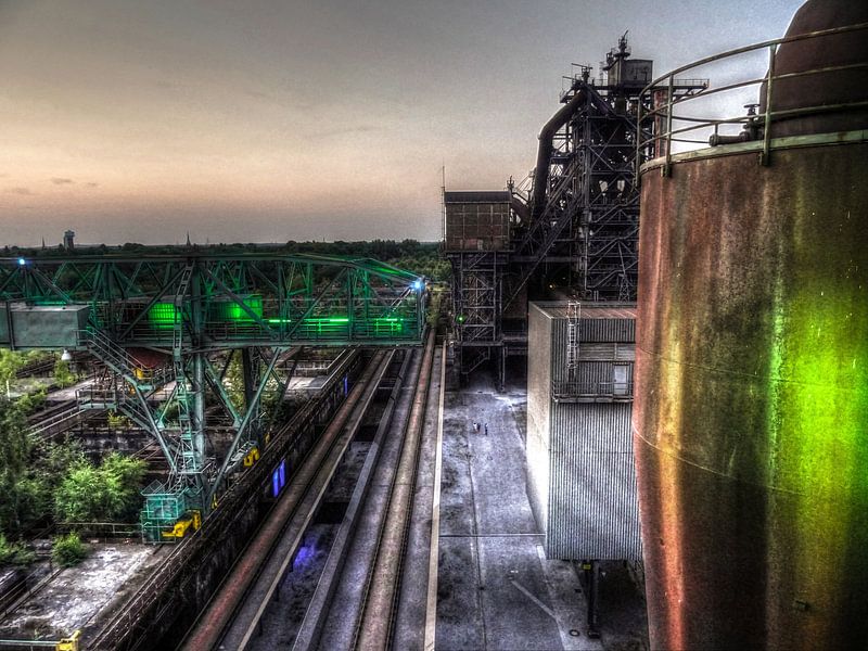 Abandoned factory Germany HDR by Natasja Martijn