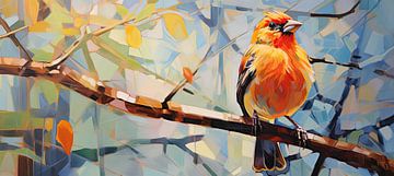 Peinture Finch sur Art Merveilleux