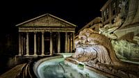  Rom - Fontana del Pantheon von Teun Ruijters Miniaturansicht