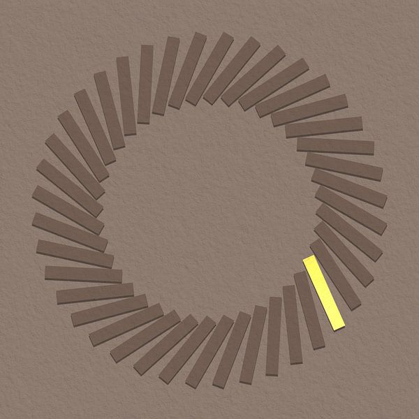 Relief Art - Brave Ground (Flexa-Farbpalette 2025) von STUDIO MINIMAL ART