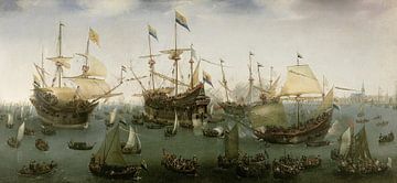 The return to Amsterdam of the second expedition to the East Indies, Hendrik Cornelisz. Vroom