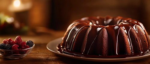 Chocoladegugelhupf met bessenkoninkjes