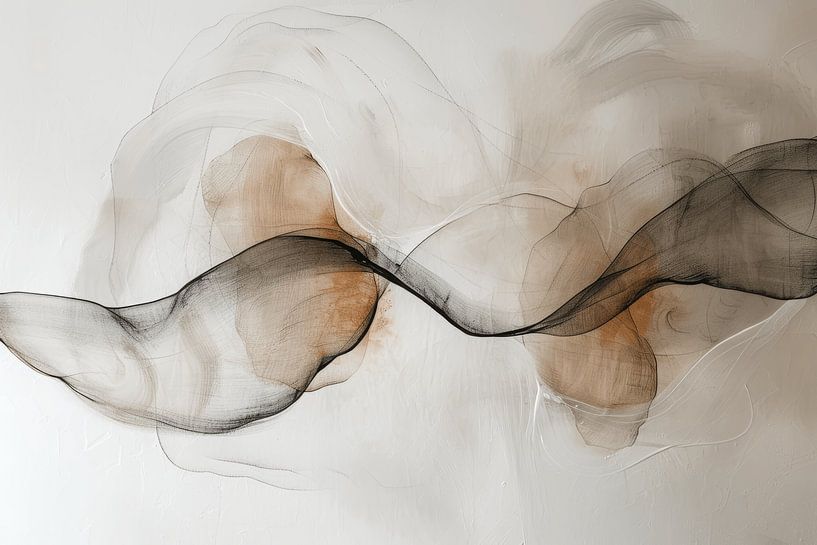 Modern and abstract in Japandi style by Japandi Art Studio