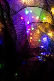 Farben im Drahtgeflecht von Mixed media vector arts