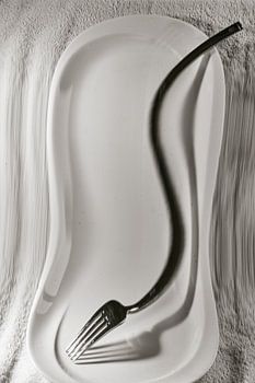 Bestek: vork (uit de serie voor aan de keukenwand)