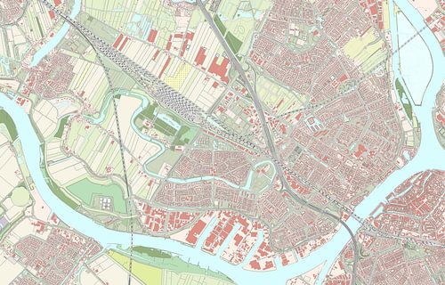 Kaart van Zwijndrecht