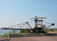 Ehemaliger Kohlebagger im früheren Tagebau Golpa-Nord bei Gräfenhainichen