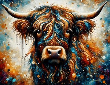 Schotse Hooglanders 1 van Johannas Art Creations