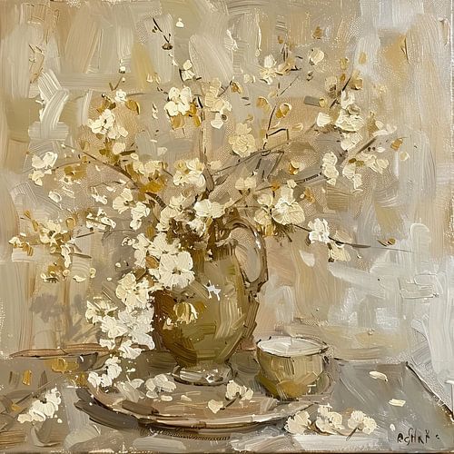 Blumen im Monet-Stil