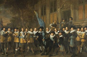 Officers and other civic guardsmen of the IVth District of Amsterdam, Nicolaes Eliaszoon Pickenoy
