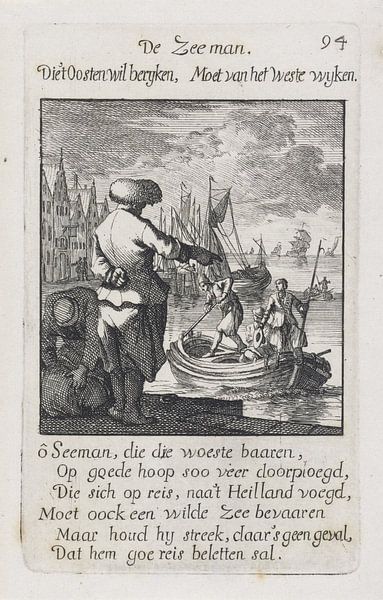 Jan Luyken, marin, 1694 par Atelier Liesjes