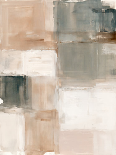 Rustic Abstraction in Earthy Tones by Imagine