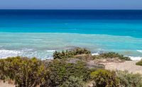 Kustgedeelte op het eiland Rhodos