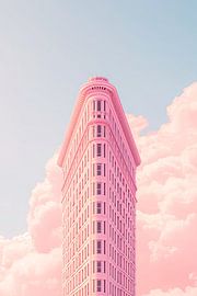 Flat Iron Building in Pastel van Thea