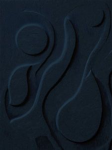 Reliefkunst: Tanz in TShadow Blue (Flexa-Farbpalette 2025)