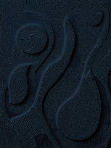 Reliefkunst: Tanz in TShadow Blue (Flexa-Farbpalette 2025)