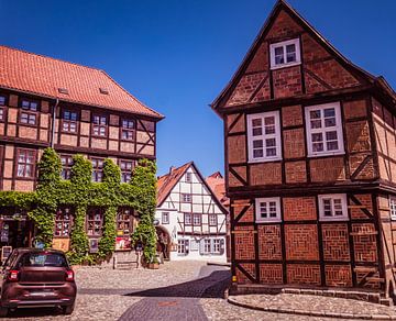 Half-timbered houses in Quedlinburg in the Harz Mountains by Animaflora PicsStock