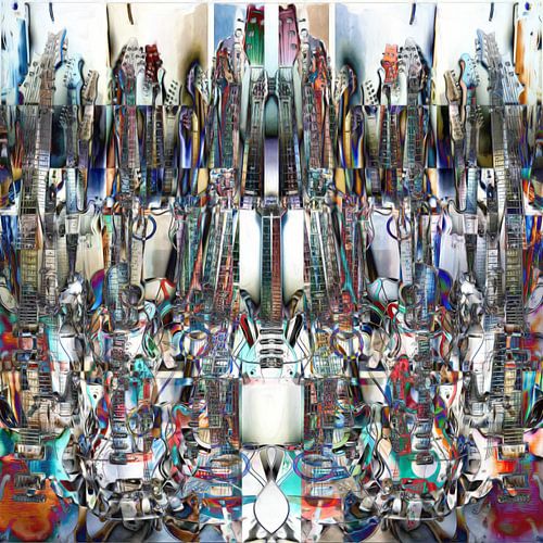 Abstract guitars