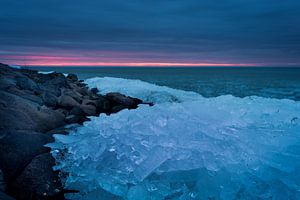 Zertrümmerndes Eis auf dem Markermeer von Hanna Verboom