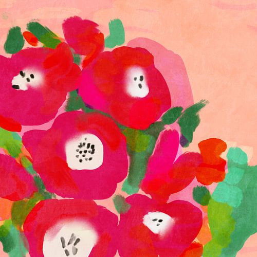 La Lunetricotee - Fleurs d'été